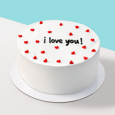I Love You Cake