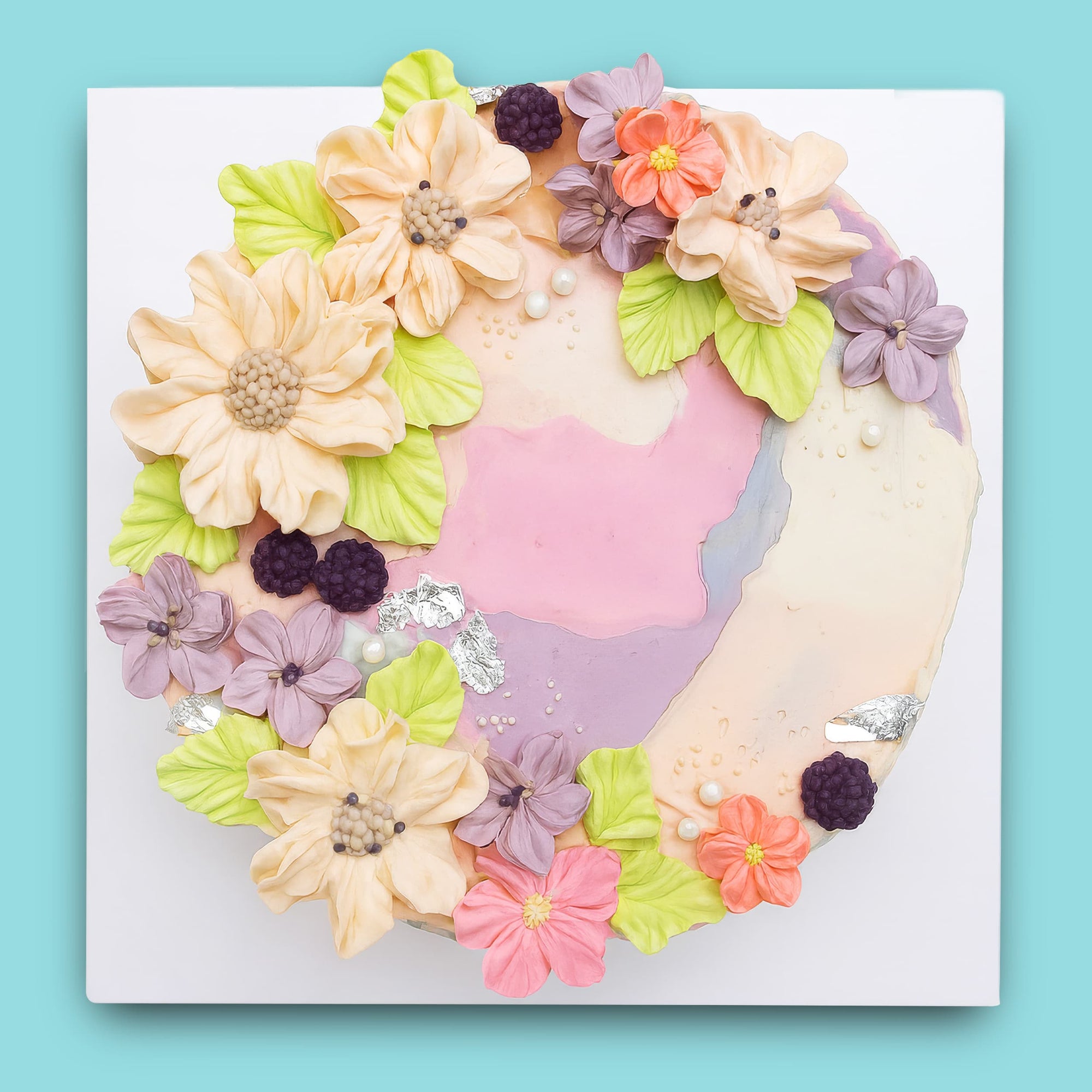 Pretty Petals Flower Cake