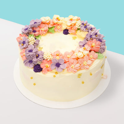 Dreamy Petals Flower Cake