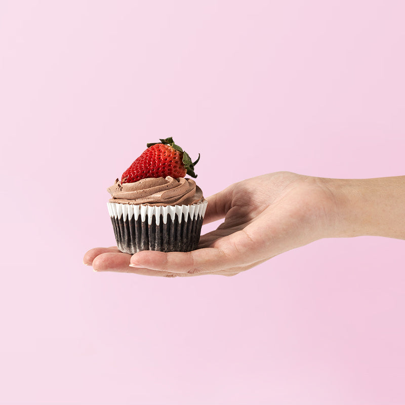 Vegan Chocolate Strawberry Cupcakes (Box of 6)