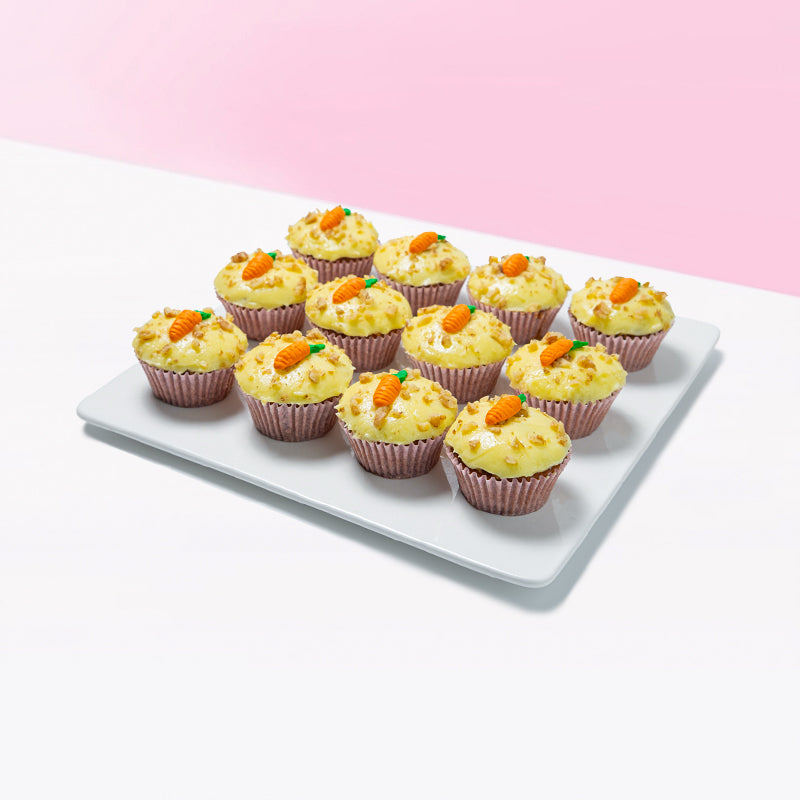 Walnutty Carrot Cupcake (6-12 pcs)