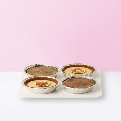 Mixed Key Lime Pie & Crème Brûlée Matcha Cheesecake (Box of 4)