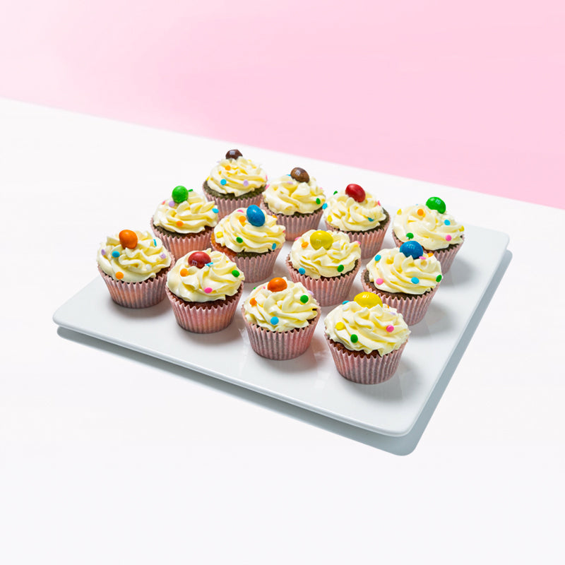 Rainbow Sprinkles Cupcakes (6-12 pcs)