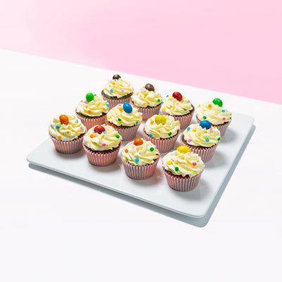 Rainbow Sprinkles Cupcakes (6-12 pcs)