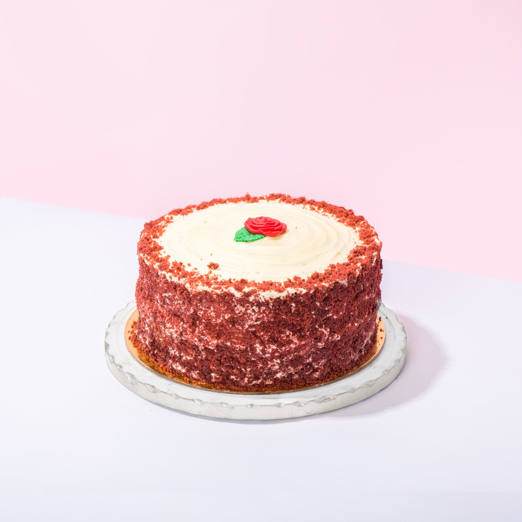 Rosy Red Velvet Cake