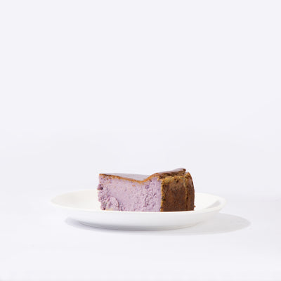 Basque Ube Cheesecake