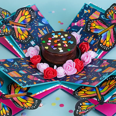 
                  Cake Explosion Gift Box