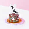 BOO Halloween Ghost Cake