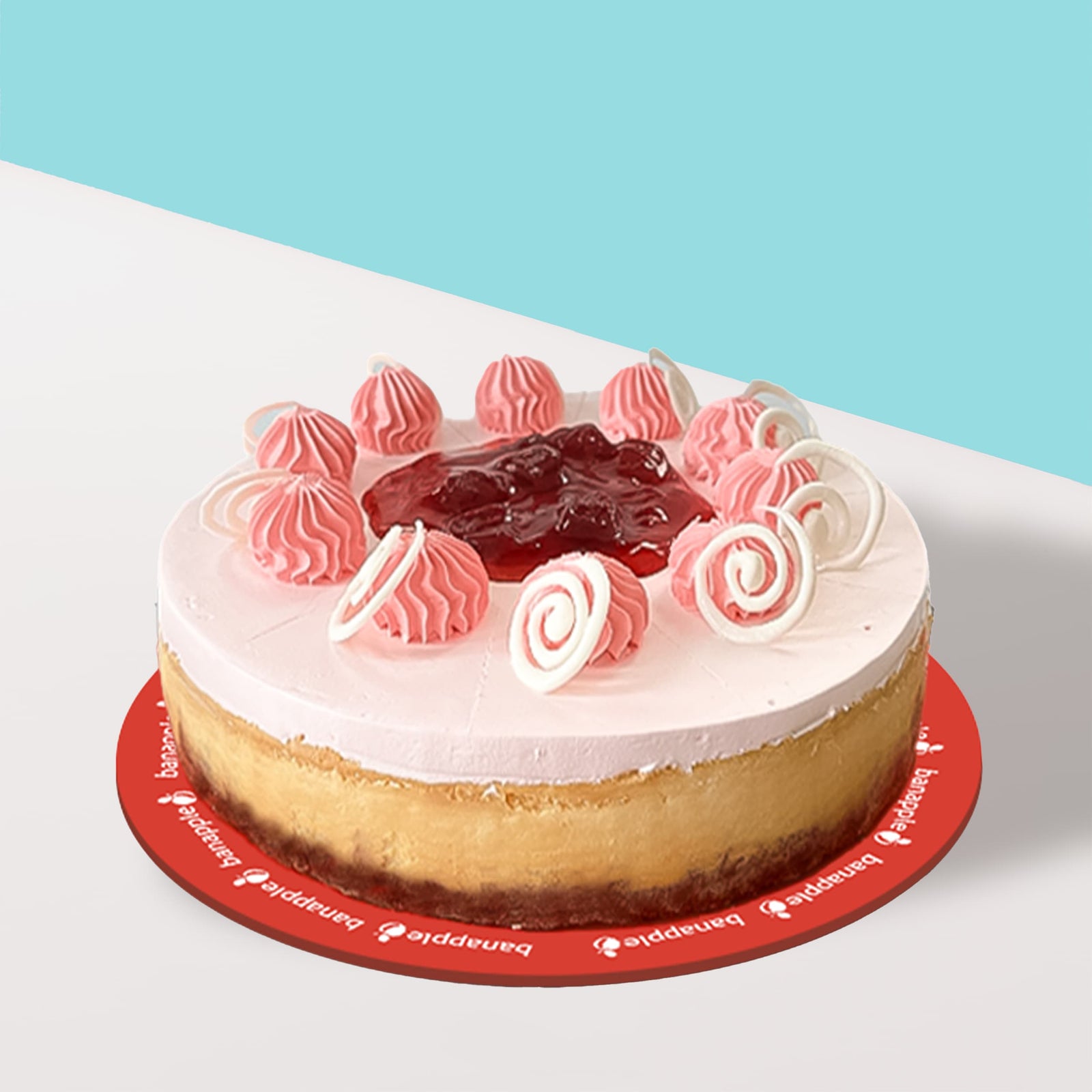 Strawberry Truffle Cheesecake