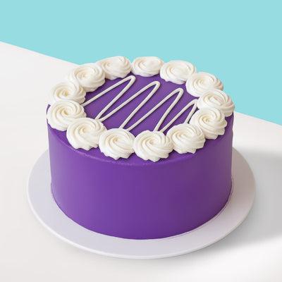 Ube Leche Flan Cake