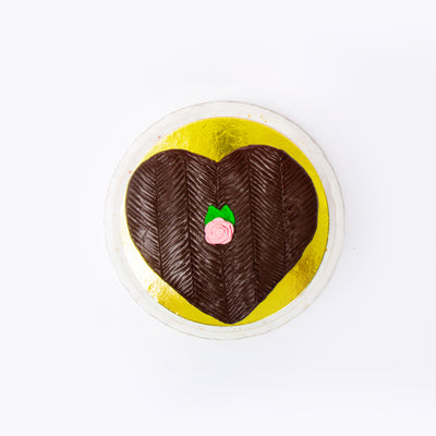 Mommy Lucy's Heart Chocolate Cake