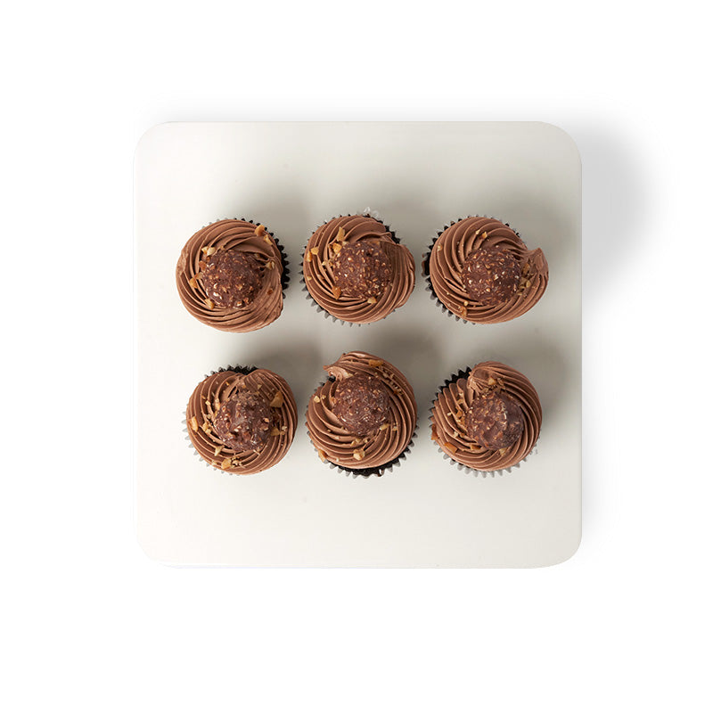 Nutella Ferrero Rocher Cupcakes