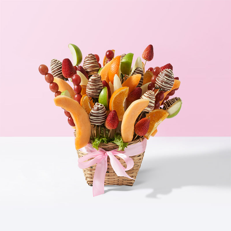 Chocolate Covered Fruit Basket