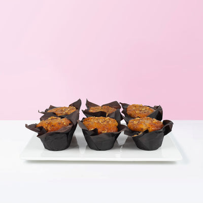 Walnut Banana Cupcakes (4-6 pcs)