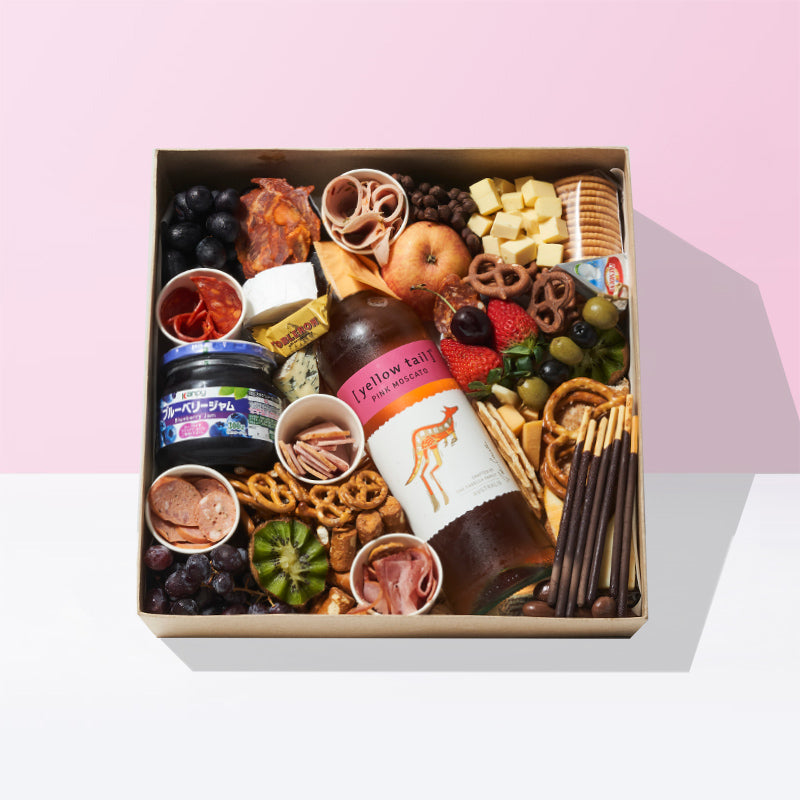 Feast Grazing Box (With Wine)
