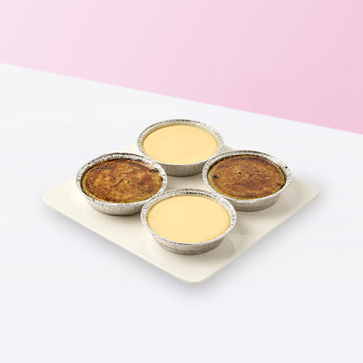 Mixed Fresh Lemon Cheesecake & Crème Brûlée Matcha Cheesecake (Box of 4)