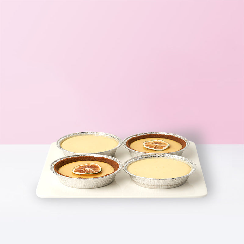 Mixed Key Lime Pie & Fresh Lemon Cheesecake (Box of 4)