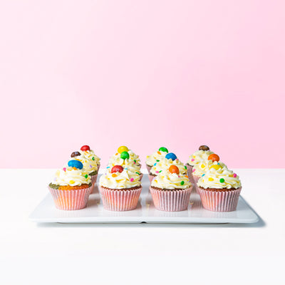 Rainbow Sprinkles Cupcakes (6-12 pcs)