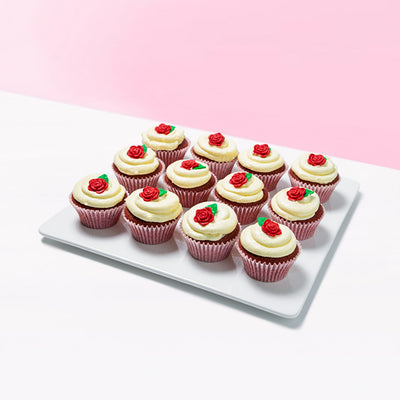 A Rosy Affair Cupcake (6-12 pcs)