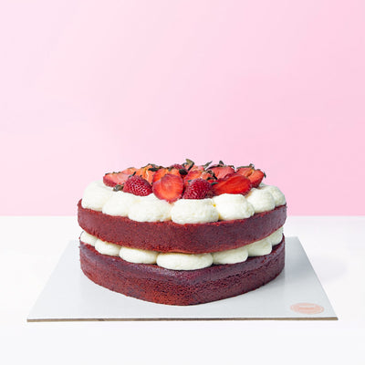 Red Velvet Naked Cake