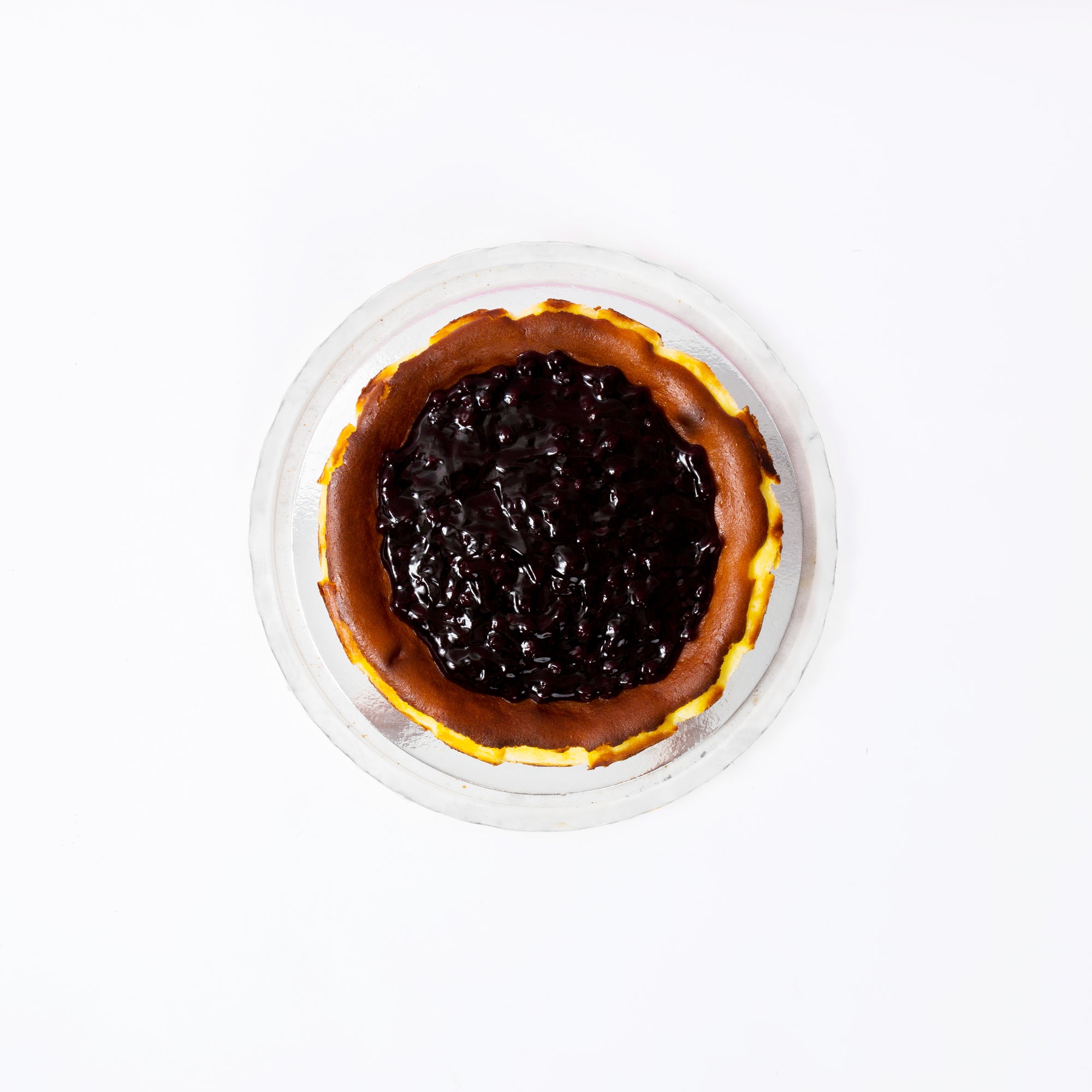 Basque Blueberry Cheesecake