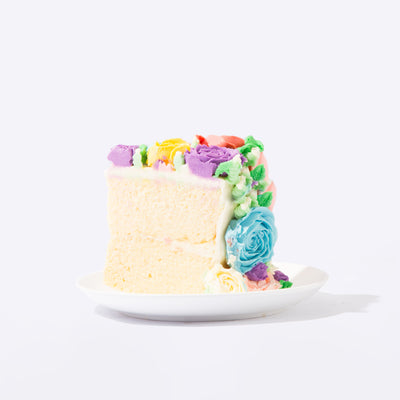 Unicorn Vanilla Cake Bundled with 6 pcs. Cupcakes